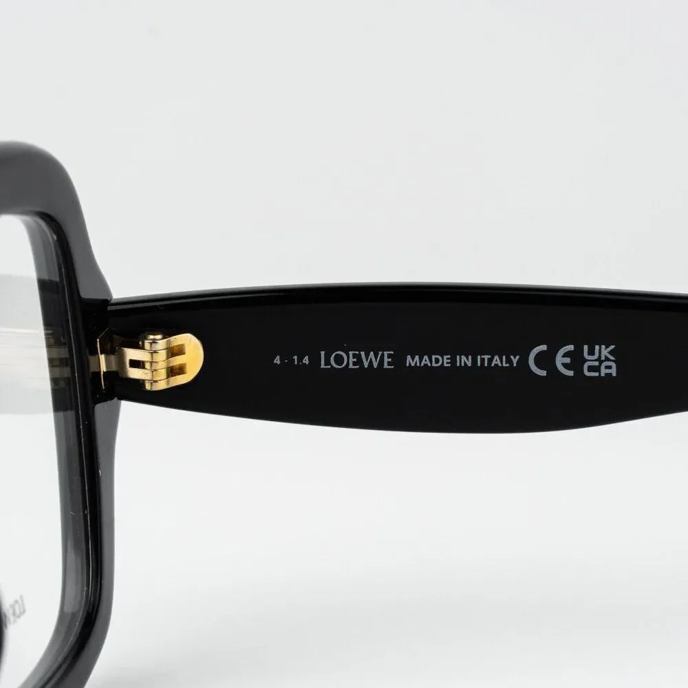 Loewe CURVY Women Eyeglasses Black Square LW50066I 001 BRAND NEW
